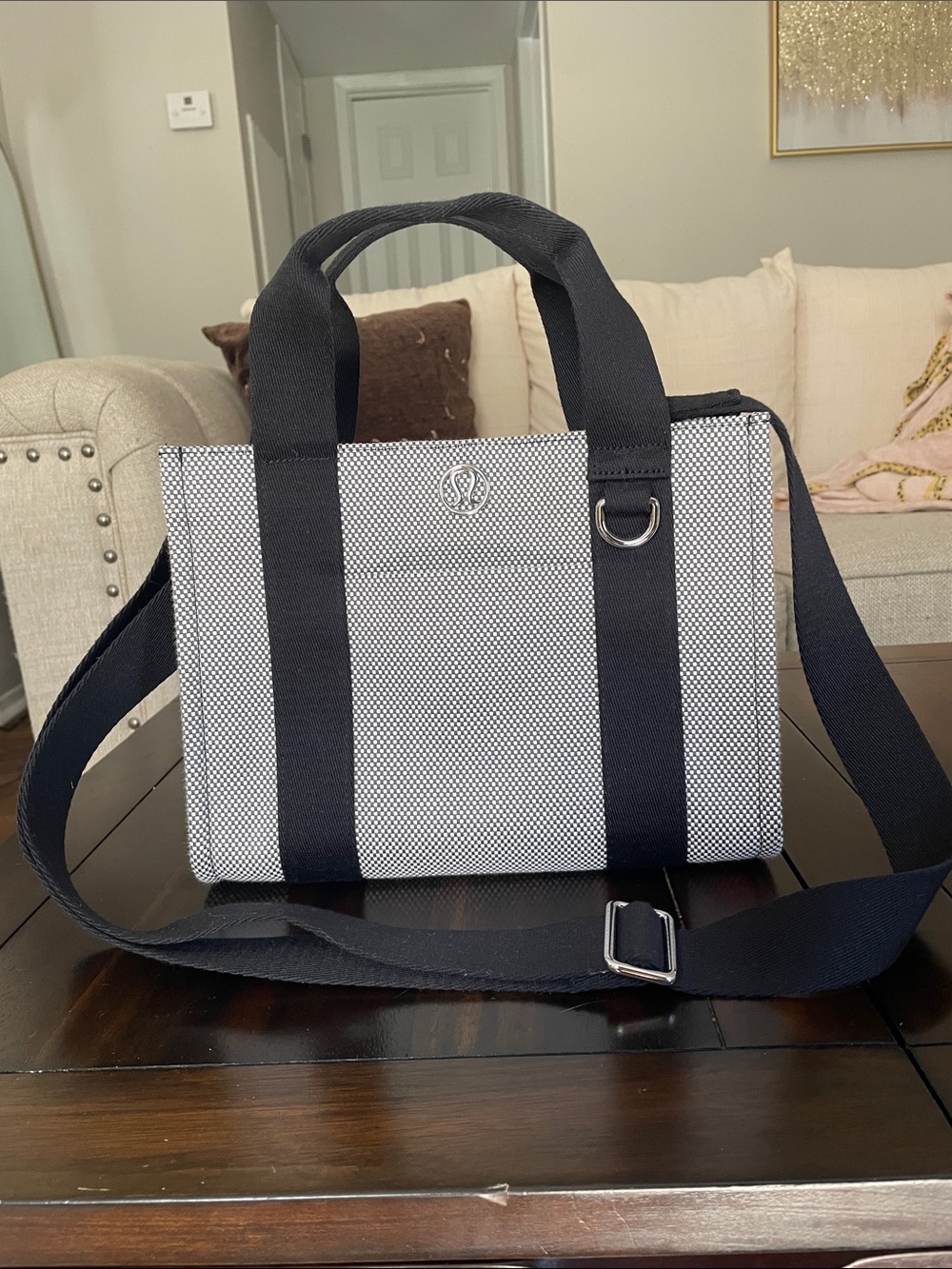 Lululemon Two-Tone Canvas Mini Tote Bag 4.5L